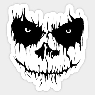 Halloween Scary Face Sticker